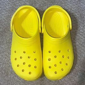 Yellow crocs